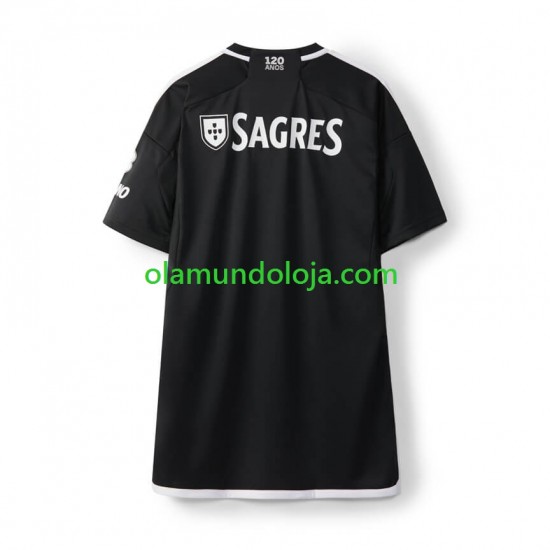 Camisola Benfica Homem Equipamento Segundo 2023-2024 Manga Curta